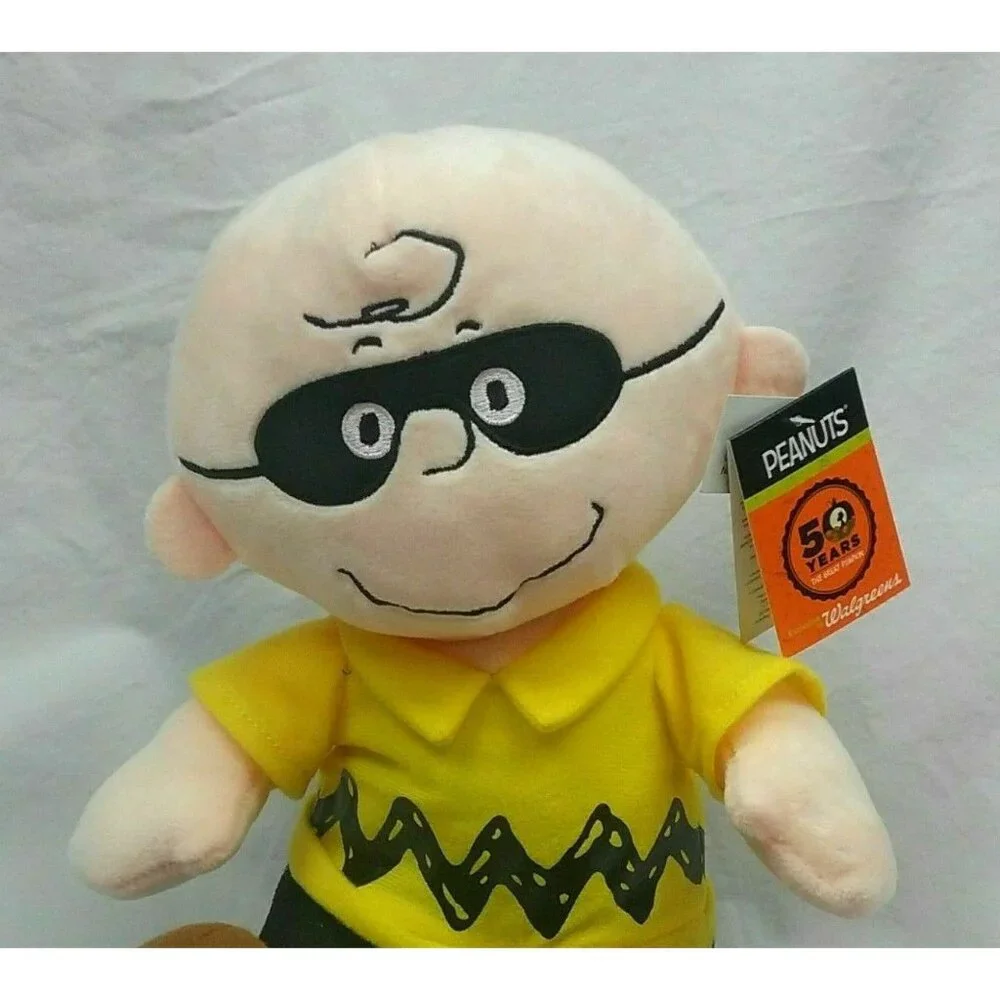 Charlie Brown 50th Anniversary Great Pumpkin Dancing Plush Plays Music Peanuts